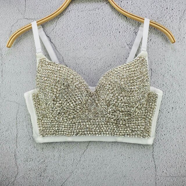 ÁO CropTop Đính ĐÁ CÚP NGỰC các màu Sexy