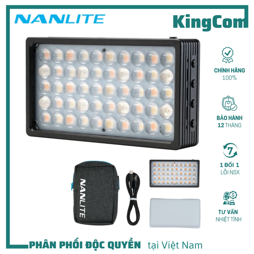 NANLITE LitoLite 5C RGB - Đèn Led Đổi Màu RGB Tích Hợp Pin Sạc Đa Năng - Hàng Chính Hãng/Bảo Hành 12 Tháng