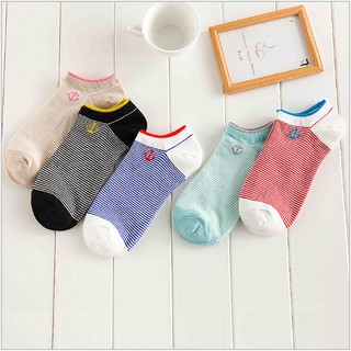 [COMBO 5 ĐÔI] Tất vớ nữ sọc TN46
