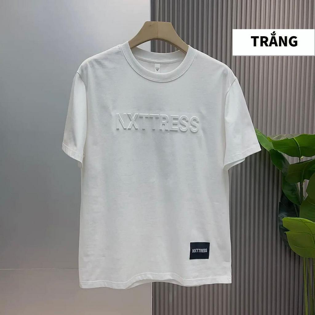 Áo thun nam vân nổi, chất thun mát mẻ,mặc hè,đi chơi,du lịch, thể thao vô tư