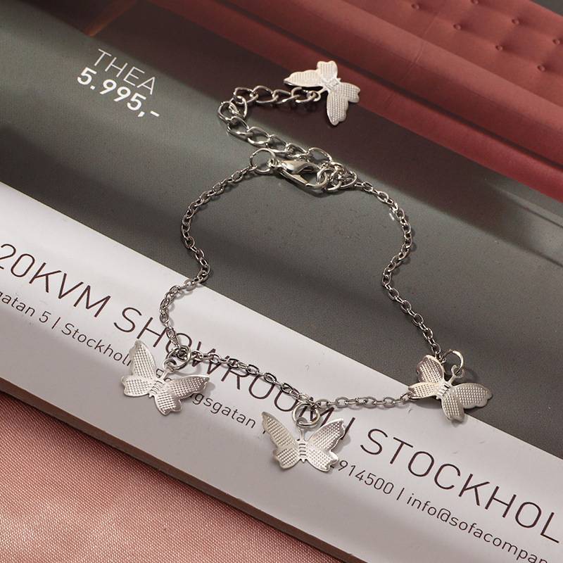 Vòng tay một lớp mặt hình bướm phong cách Bohemian cá tính | BigBuy360 - bigbuy360.vn