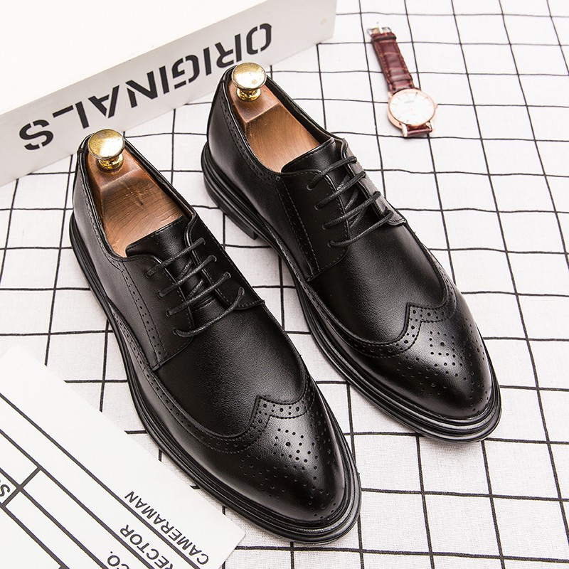 Luxury business leather shoes for men