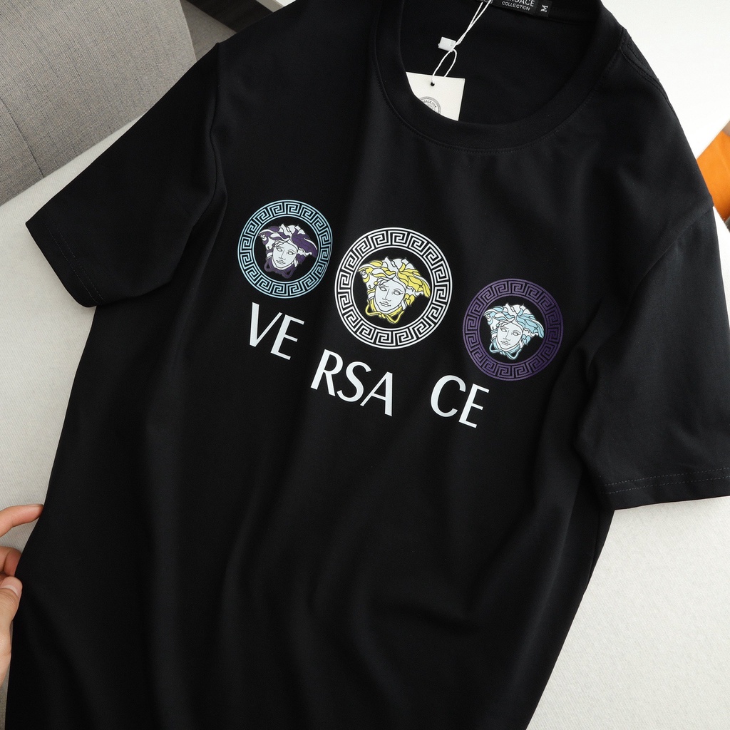 Áo Thun Form Rộng Medusa Tay Ngắn Phông Unisex 50 - 90Kg Trắng, Đen NICEMEN