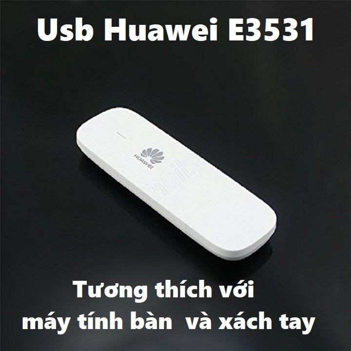 Bộ USB Dcom 3G Huawei E3531 tốc độ 150Mbp đổi IP Bản app có phần mềm, chạy kết hợp với tool reset IP