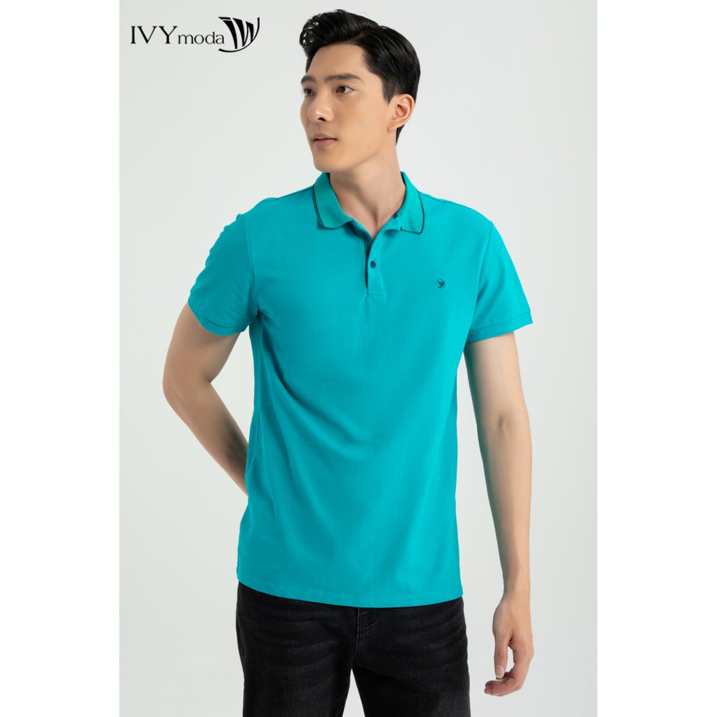 [NHẬP WABRTL5 GIẢM 10% TỐI ĐA 50K ĐH 250K ]Áo polo nam viền màu IVY moda MS 57E2998