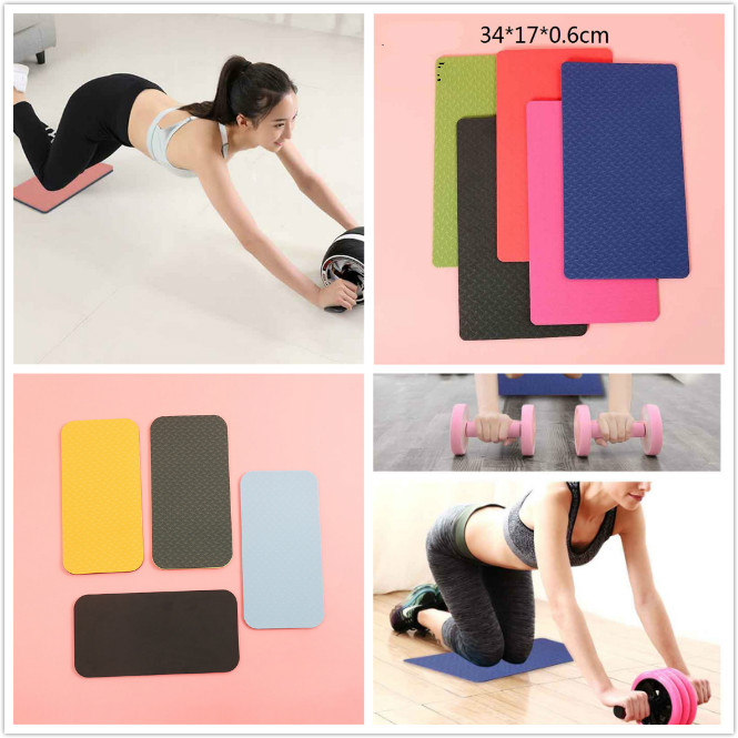 Đệm Nhỏ Hình Vuông Và Tròn Bằng Tpe Chống Trượt Hỗ Trợ Tập Yoga