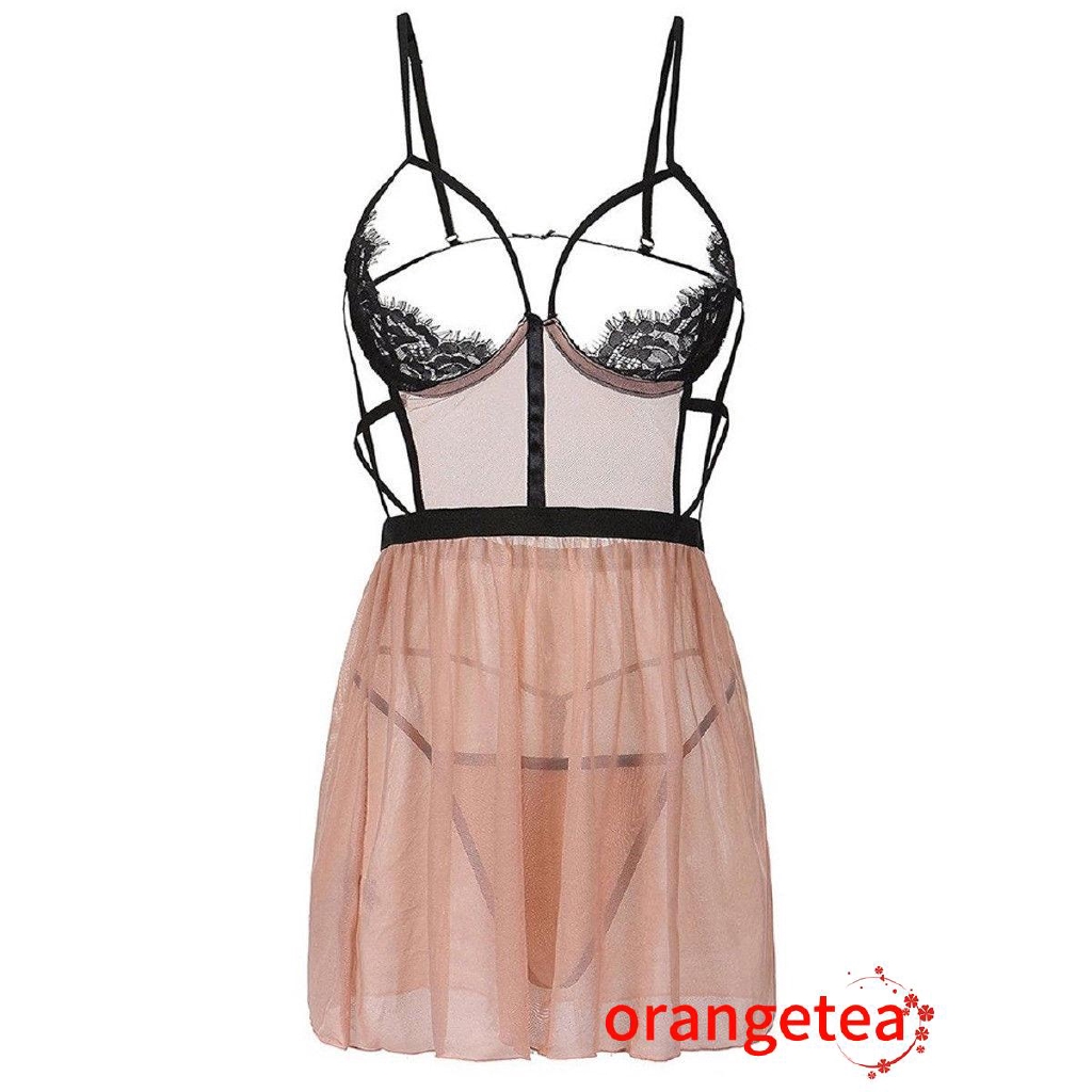 Đầm ngủ ren xuyên thấu gợi cảm cho nữ