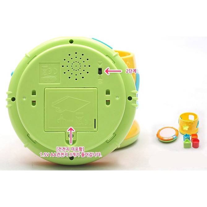 Trống đồ chơi xếp hình khối Winfun 0748, đồ chơi phát triển giác quan cho bé tập làm quen với chữ cái & số đếm tiếng anh