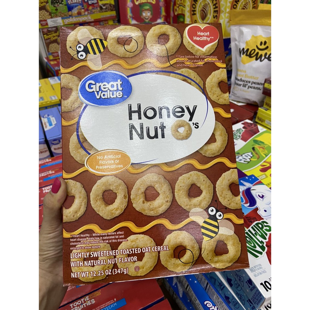 Bánh ngũ cốc ăn sáng Mật Ong Great Value 347g