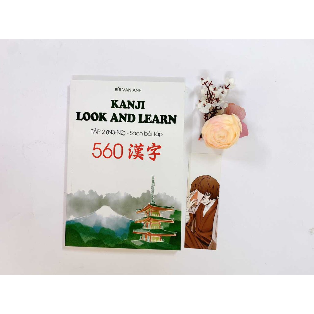 Sách - Kanji Look And Learn Tập 2 N3.N2 – Bản Nhật Việt ( In Màu )