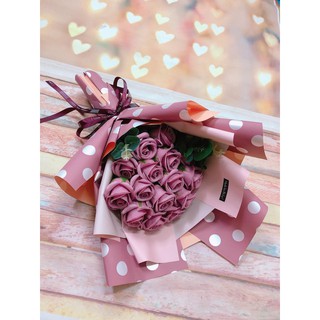 Bó hoa hồng sáp 15 bông  đẹp mê mẩn - Quà tặng tuyệt vời <3