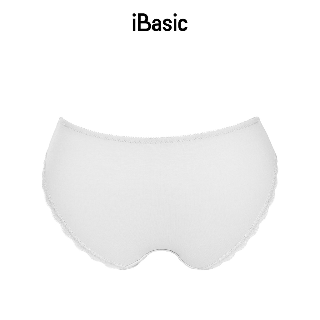 Quần lót nữ cotton phối ren iBasic PANY054