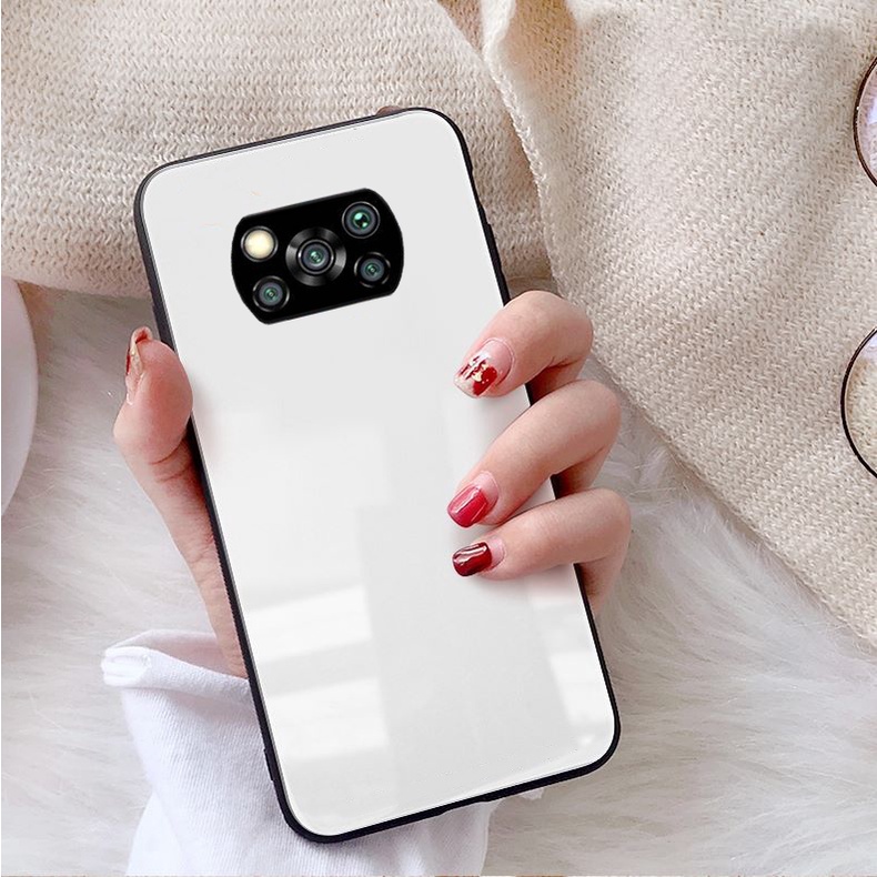 Ốp Lưng XIAOMI POCO X3 NFC, X3 NFC PRO Mặt kính gương sáng bóng cao cấp