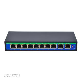 Bộ chuyển đổi mạng ethernet 10 / 100mbps 8 cổng & 2 công tắc 802.3af 9 cổng