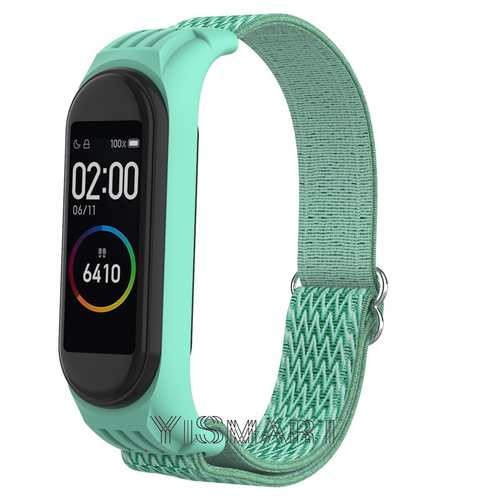 Dây đeo thay thế chất liệu nylon co giãn cho Xiaomi Mi Band 6 5 4 3 4