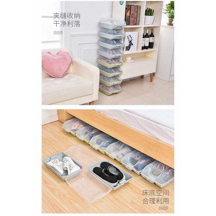 Hộp nhựa đựng giày tiện ích
