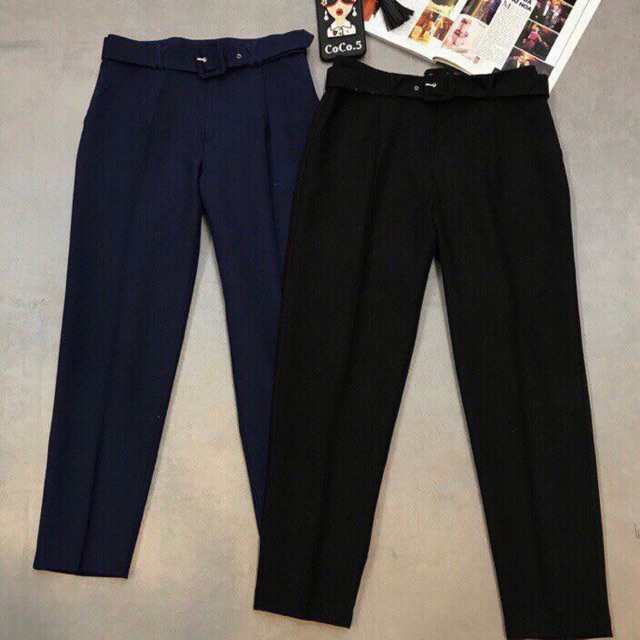 Quần baggy kèm belt