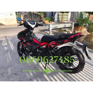 TEM TRÙM EXCITER 150 ĐỎ ĐEN SÓI KA CỰC CHẤT