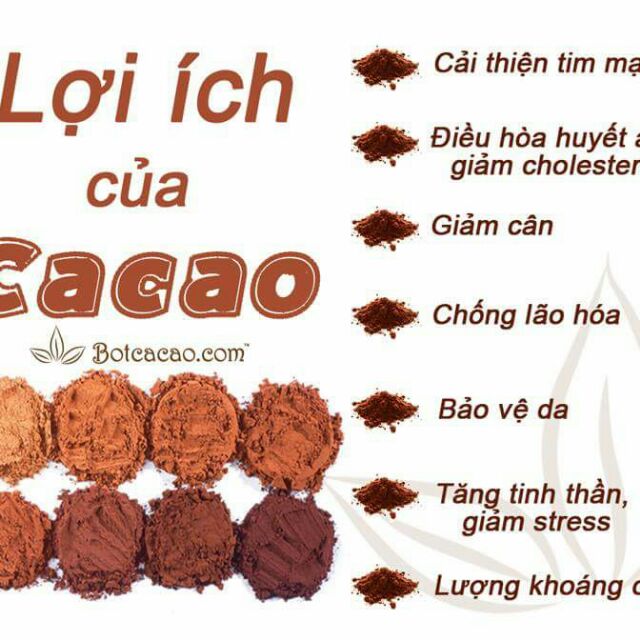 Bột cacao nguyên chất 1000g