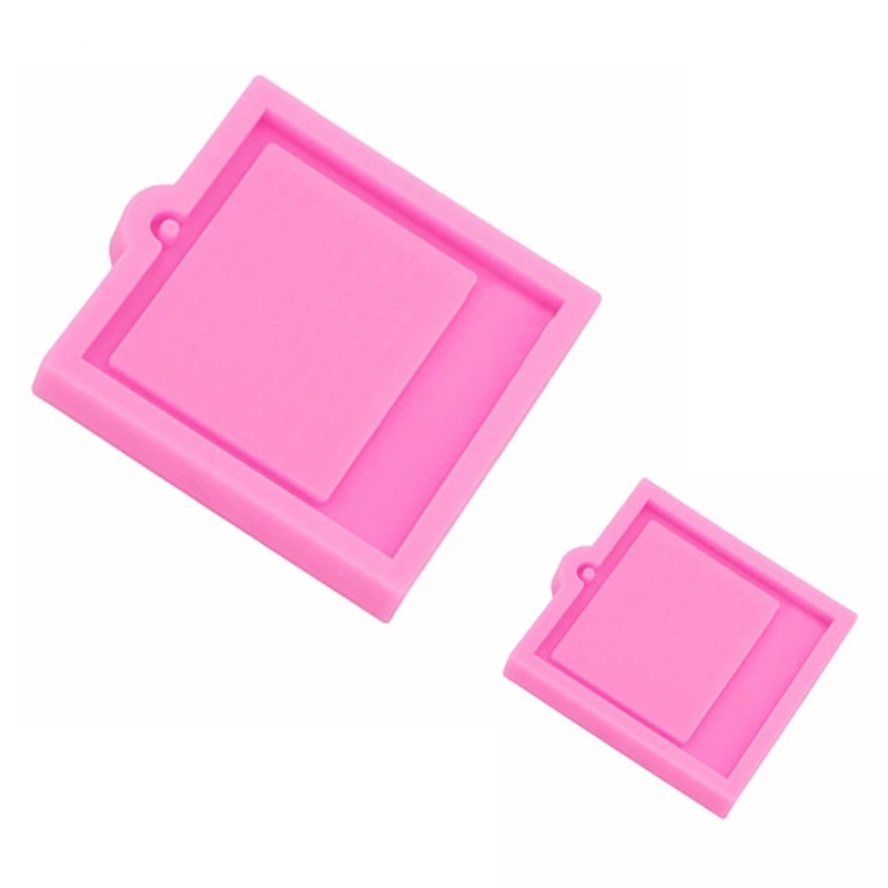 Khuôn Silicone Làm Móc Khóa / Bông Tai Bằng Nhựa Epoxy Độc Đáo DIY