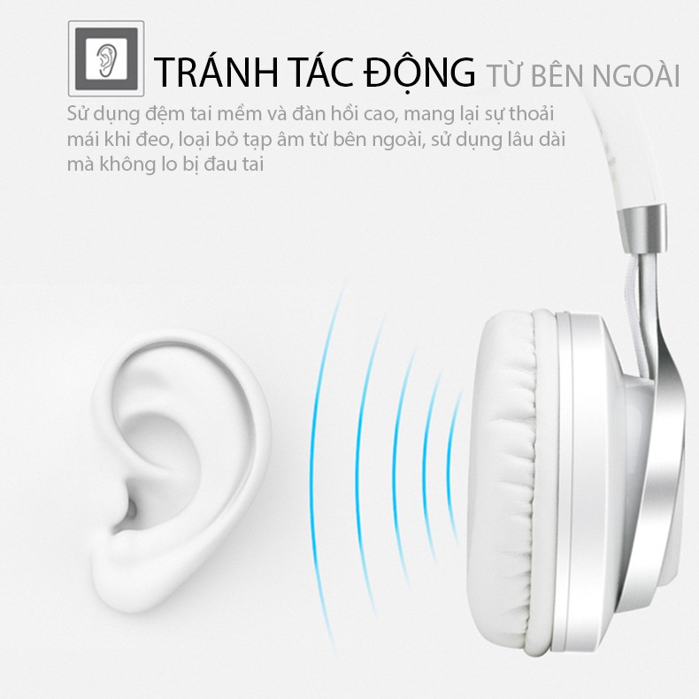 [Siêu Phẩm] Tai nghe Bluetooth Cao Cấp B06 - Thiết kế thời trang siêu hiện đại - Dung lượng pin siêu lớn