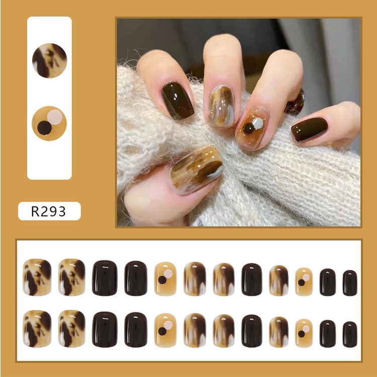 Móng tay giả /Kèm Keo/ làm nail thời trang [R201-300] mới