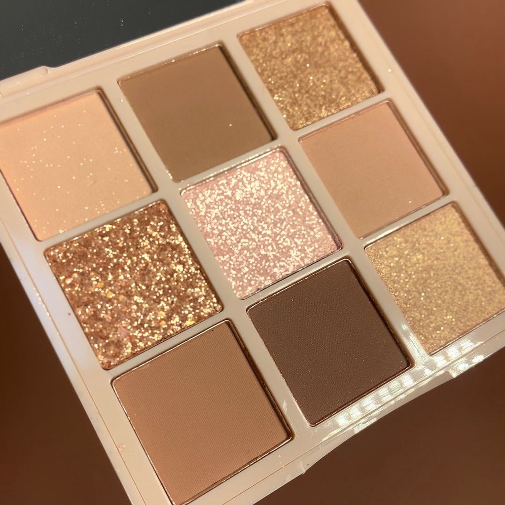 [Hàng mới về] Bảng phấn mắt VonGee 9 màu sắc hiệu ứng lì/ ánh nhũ trang điểm phong cách | BigBuy360 - bigbuy360.vn