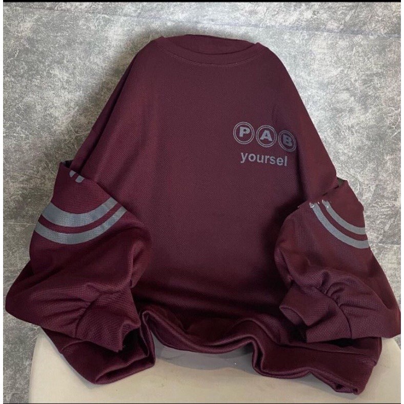 ￼Áo Sweater ❤️Hoodies Tay Dài Dáng Rộng In Chữ Và Hình Chất Nỉ Ngoại Freesize Ulzzang Phong Cách Hàn Quốc Dễ Thương