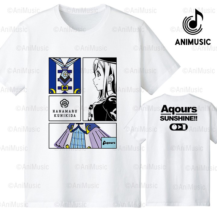 Áo thun Love Live Sunshine Aqours Hanamaru ngắn tay