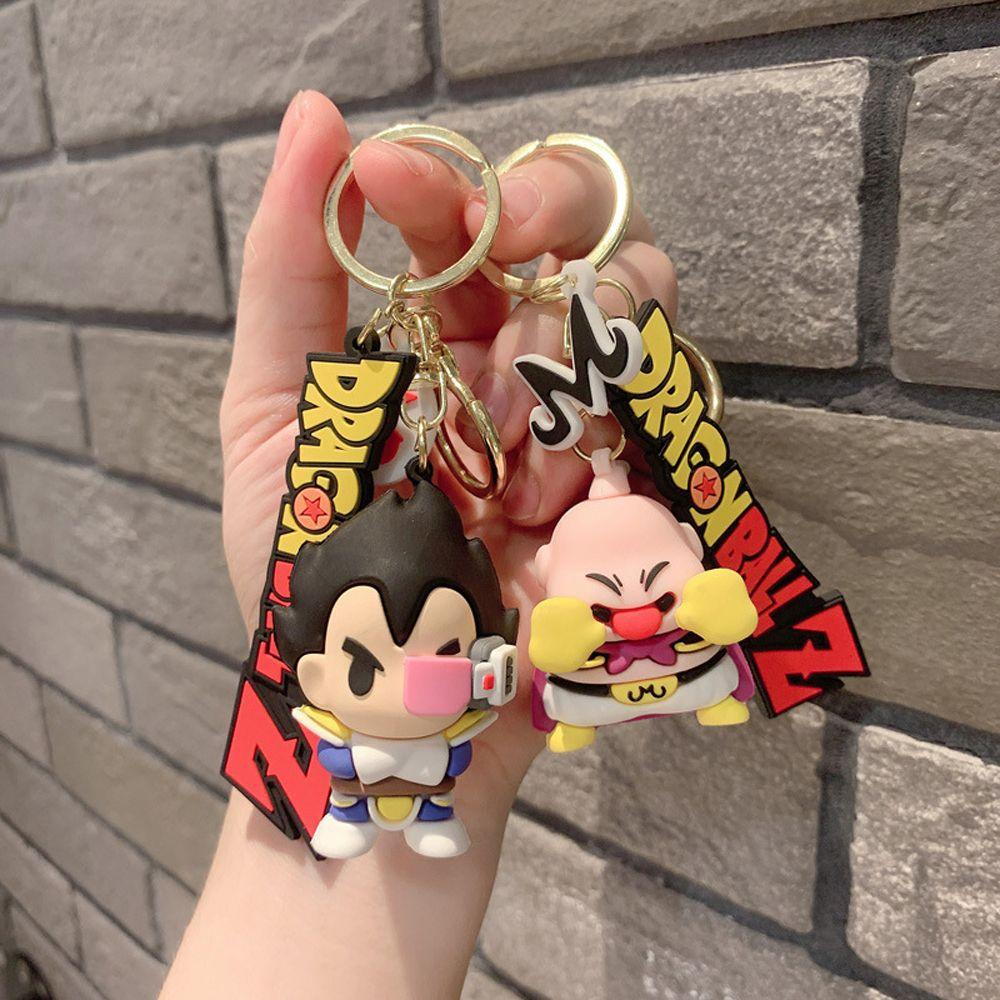 LANFY Móc Chìa Khóa Hình Nhân Vật Son Goku Trong Phim Hoạt Hình Dragon Ball Độc Đáo Giá Đỡ