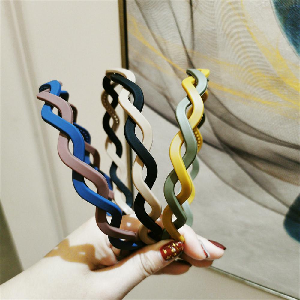 IVORY Băng Đô Cài Tóc Màu Sắc Thời Trang Cho Nữ