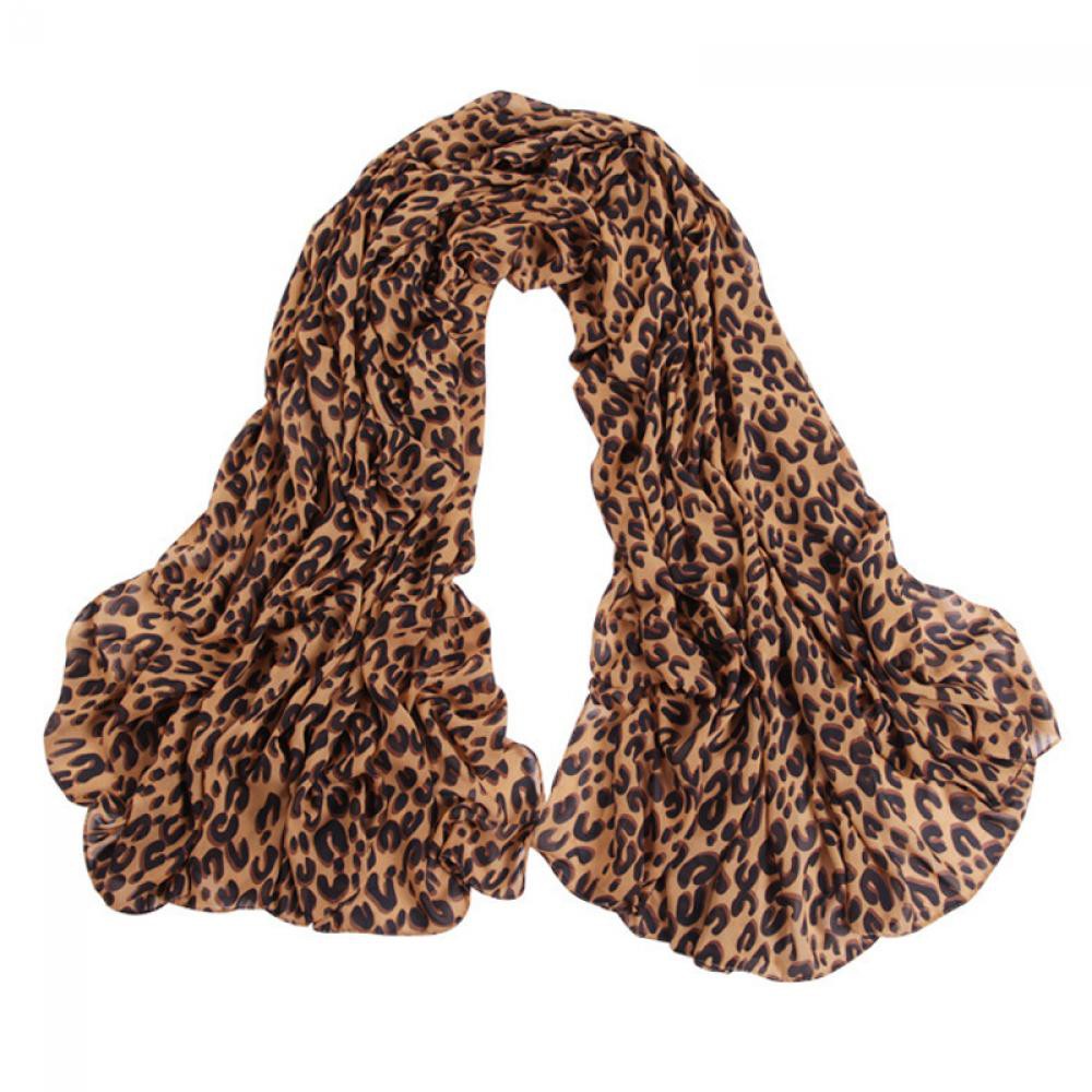 Khăn Choàng Chiffon Mềm Mại Họa Tiết Da Báo Thời Trang Cho Nữ | BigBuy360 - bigbuy360.vn