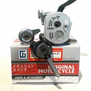 BỘ Ổ KHOÁ 6 cạnh XE WAVE S, RS 100cc 2008-2010 (6 CẠNH khoá ĐIỆN VÀ khoá cốp YÊN)