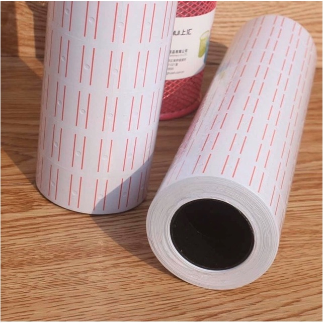 Combo máy bấm giá, giấy in team giá tiền cầm tay