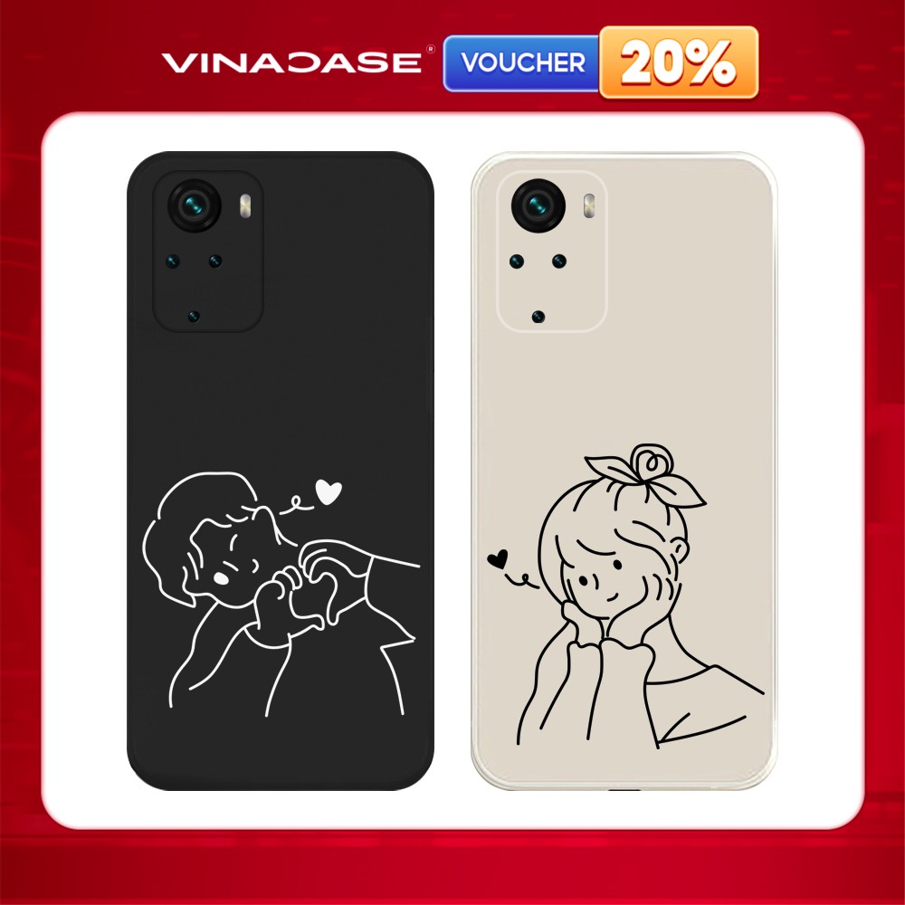 Ốp lưng Vina Case Xiaomi Redmi 10/Redmi 9T/Poco X3/....dẻo cạnh vuông bảo vệ camera hình Ốp cặp BST5