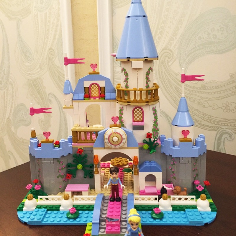 Đồ chơi Lắp ghép Mô hình 85006 Friends Disney Princess Cinderella's Romantic Castle Xếp hình Lâu Đài Của Lọ Lem