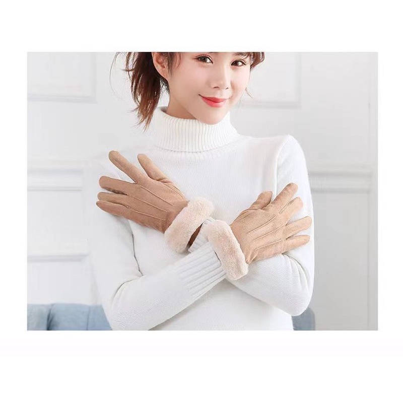 Găng tay lót lông siêu ấm