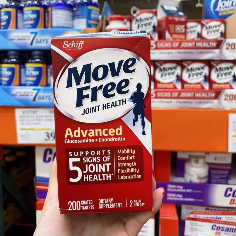 MOVEFREE 200v - Schiff Move Free Joint Health viên uống bổ khớp 200 viên