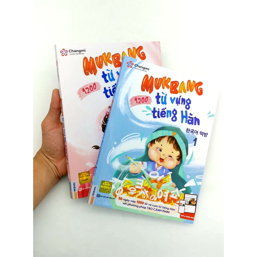 Sách Bộ Sách Mukbang 1200 Từ Vựng Tiếng Hàn Tổng Hợp
