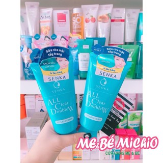 Sữa Rửa Mặt Tẩy Trang 2 Tác Dụng Senka All Clear Double Wash 120g