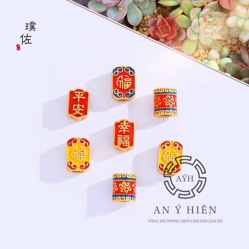 Charm Lu thống Tây Tạng khắc chú #C279