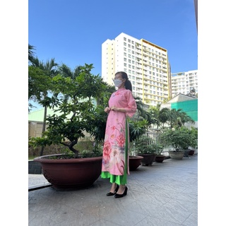 Quần váy mặc áo dài cách Tân/ áo dài lững