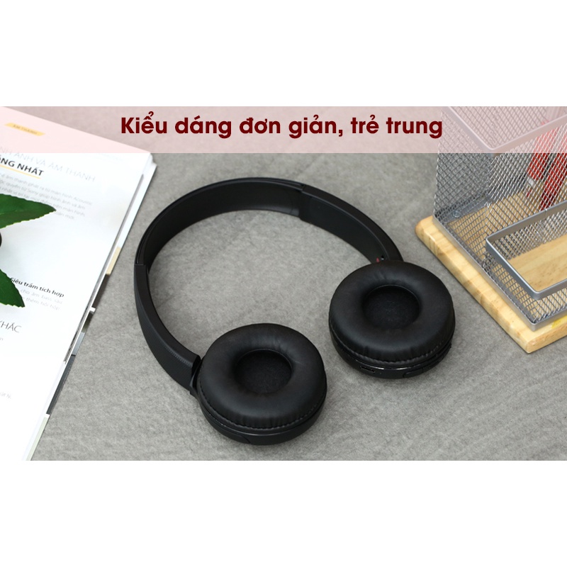 Tai Nghe Chụp Tai Bluetooth Sony WH-CH510  Chống Ồn, Pin Khủng 35 Tiếng, Kết Hợp Mic, Nút Điều Khiển