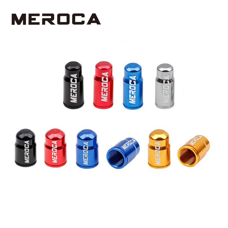 1 Cặp Nắp Van Presta Lõi Hợp Kim Nhôm Cho Xe Đạp Leo Núi MEROCA