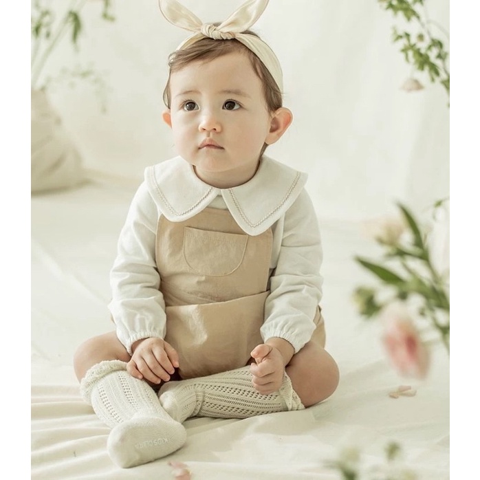 Tất ren bèo trắng xinh xắn cho bé