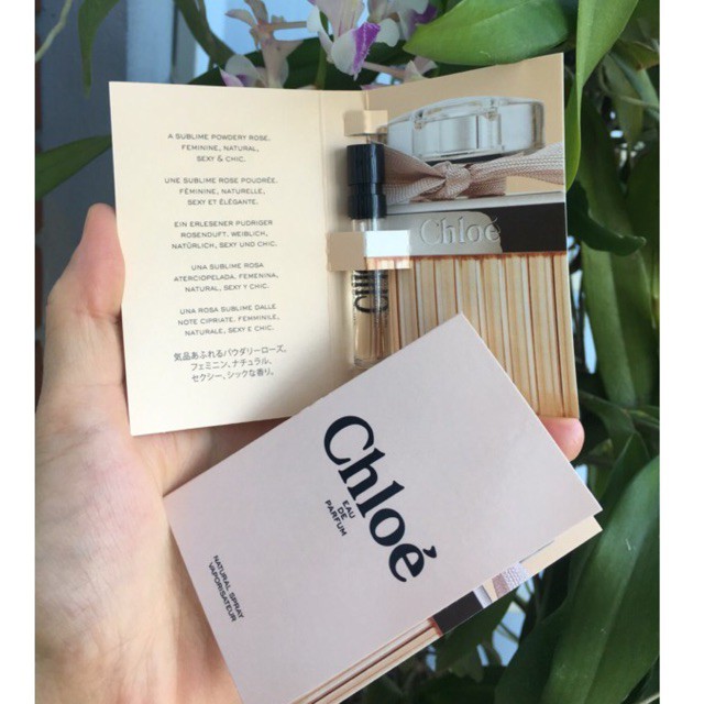 Vial (sample) dùng thử Nước hoa Chloe EDP và EDT