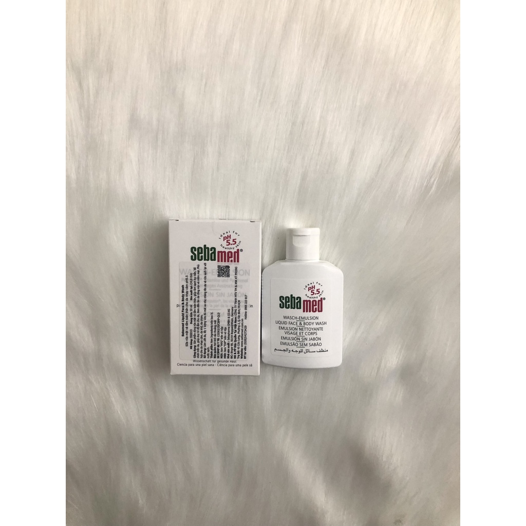 [Chính Hãng - Giá Sỉ] Sữa Rửa Mặt Và Tắm Toàn Thân Cho Da Nhạy Cảm Sebamed Face &amp; Body Wash pH5.5 50/200/300ml