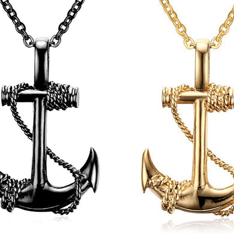 Vòng cổ Hình Mỏ Neo Cá Tính Cho Nam