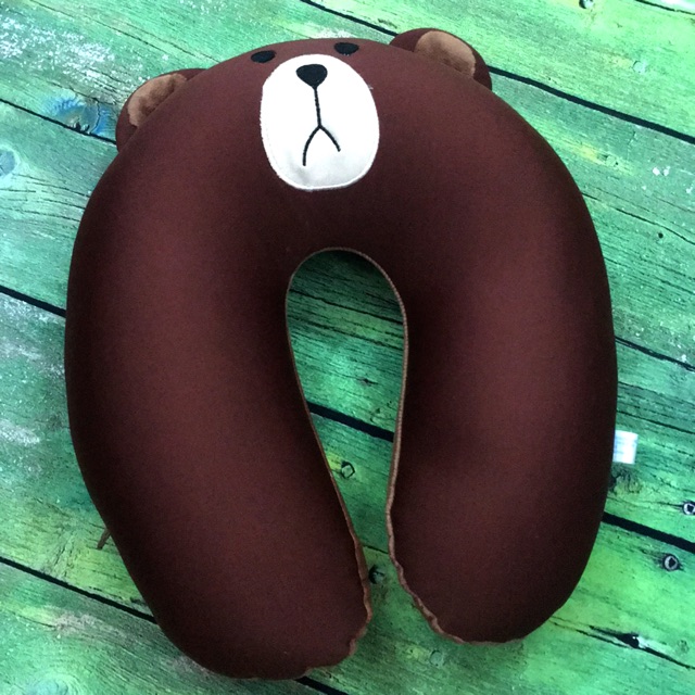 GỐI CỔ GẤU BROWN