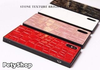 Ốp vuông giả da cá sấu iphone 6Plus/6SPlus/7Plus/8Plus/X